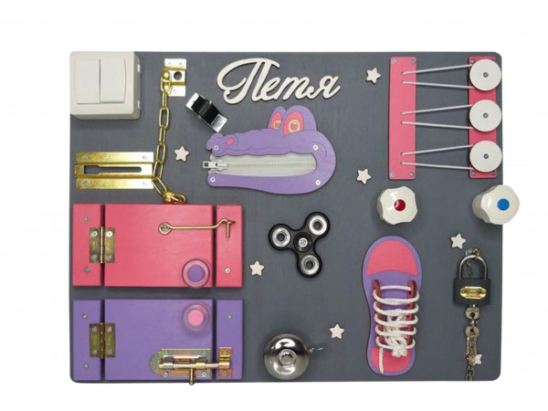 Sensory busy board for children 50/40 cm BZ011